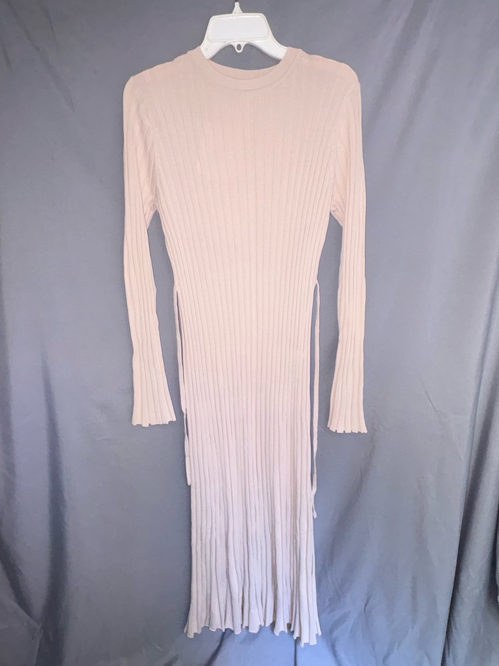 DISSH Ada Stone Long Sleeve Midi Dress